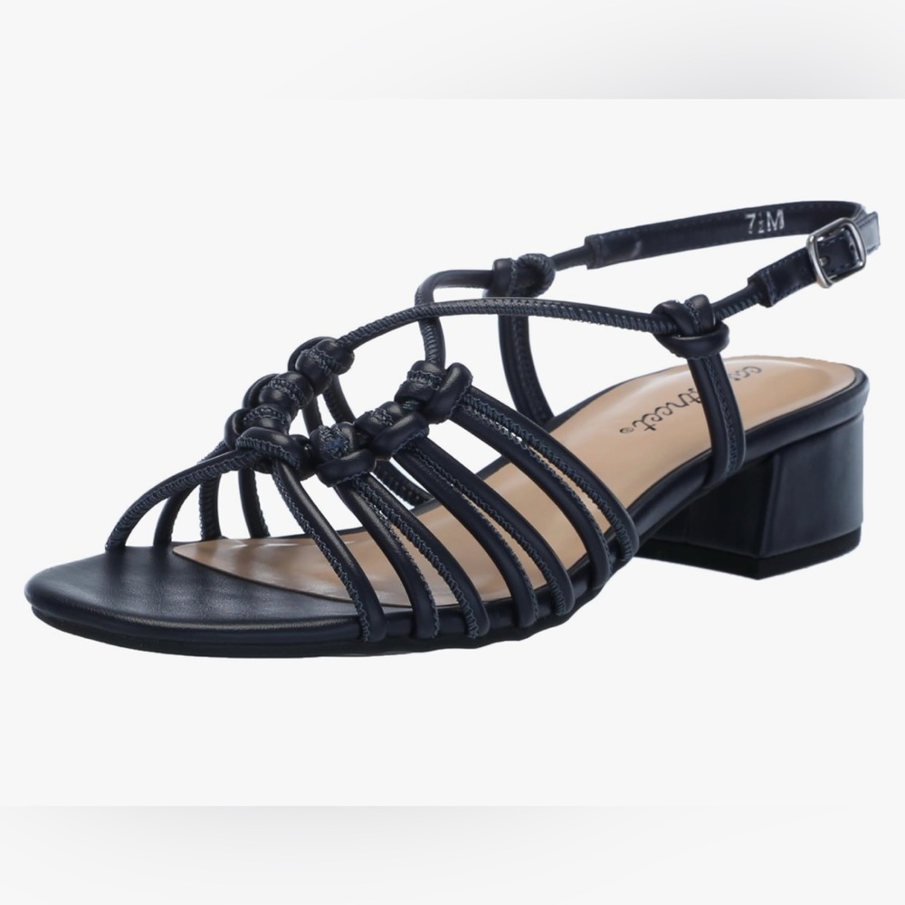 Elegant Black Strappy Sandals